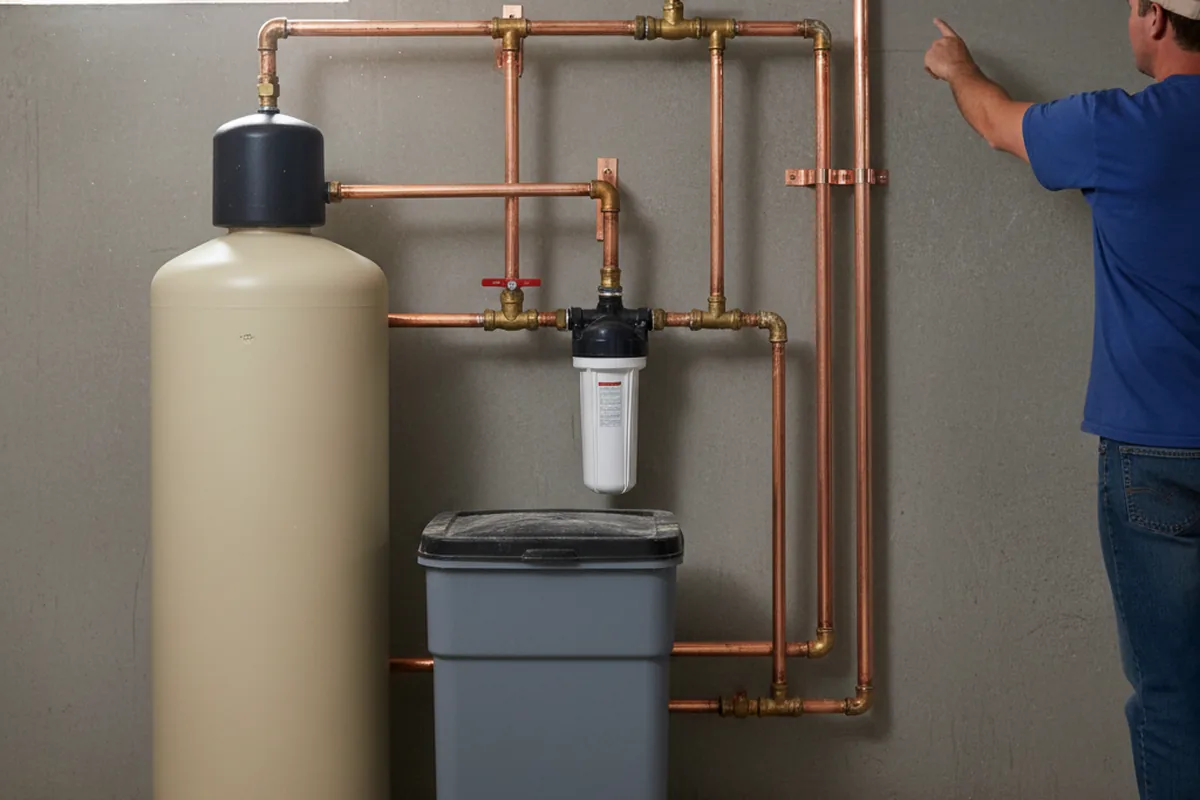 Whole-house water treatment system installed in Lufkin
